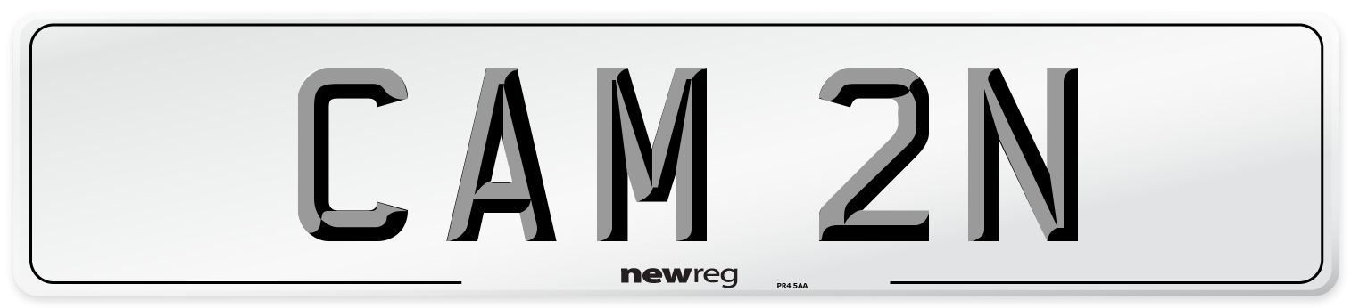 CAM 2N Number Plate from New Reg